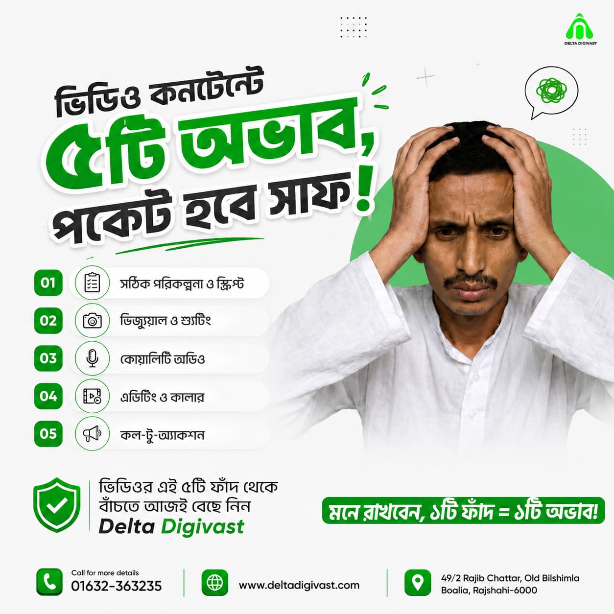 ভিডিও কন্টেন্টে এই ৫টির একটিও ঘাটতি থাকলে টাকা জলে চলে যাবে